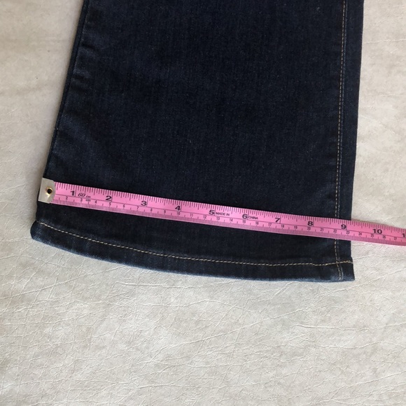 Calvin Klein Women's Flare Dark Blue Denim Washed Jeans Style WG41A50C Size 4X32 - Picture 12 of 13